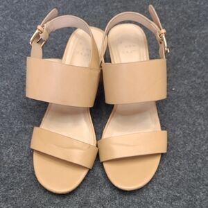 A New Day Tan Sandals Minimalist Design